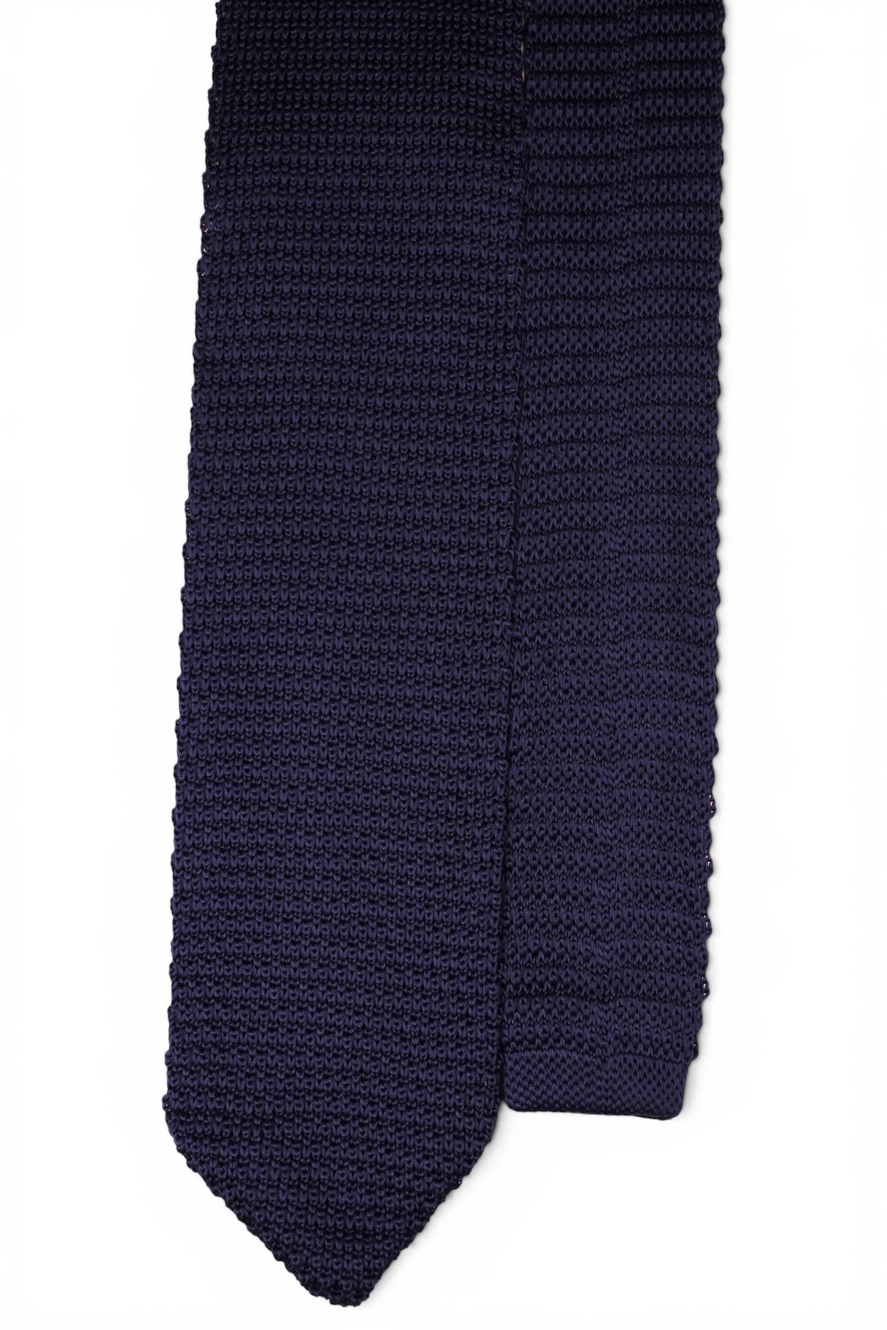Blue Knit Tie
