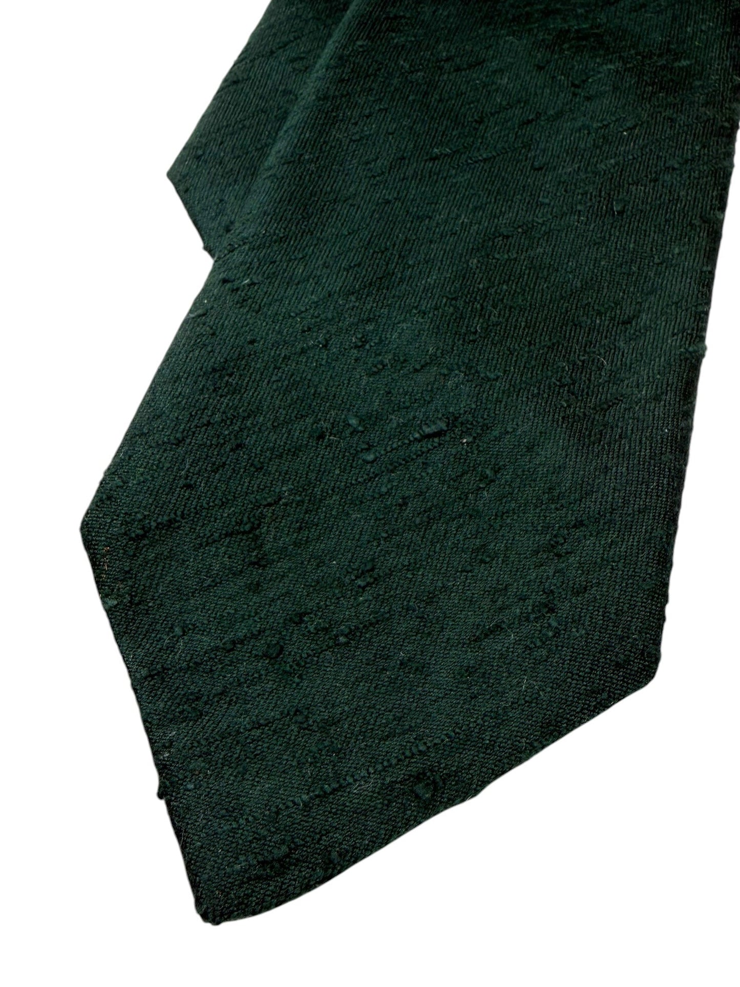 Deep Green Shantung Tie