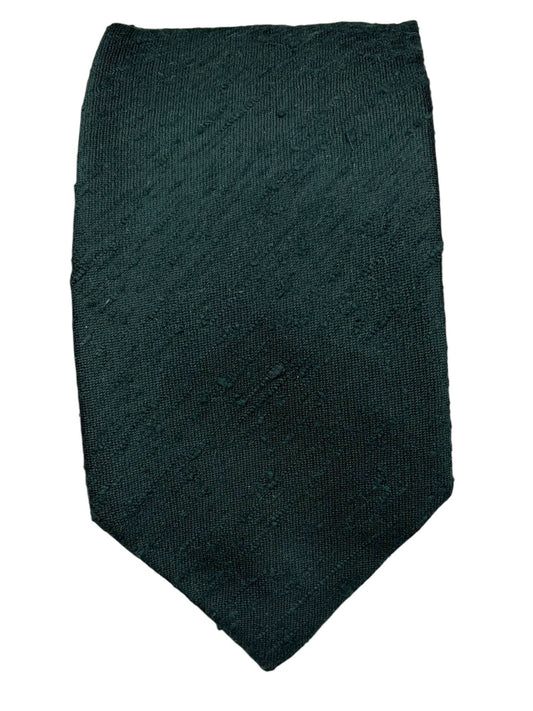Deep Green Shantung Tie
