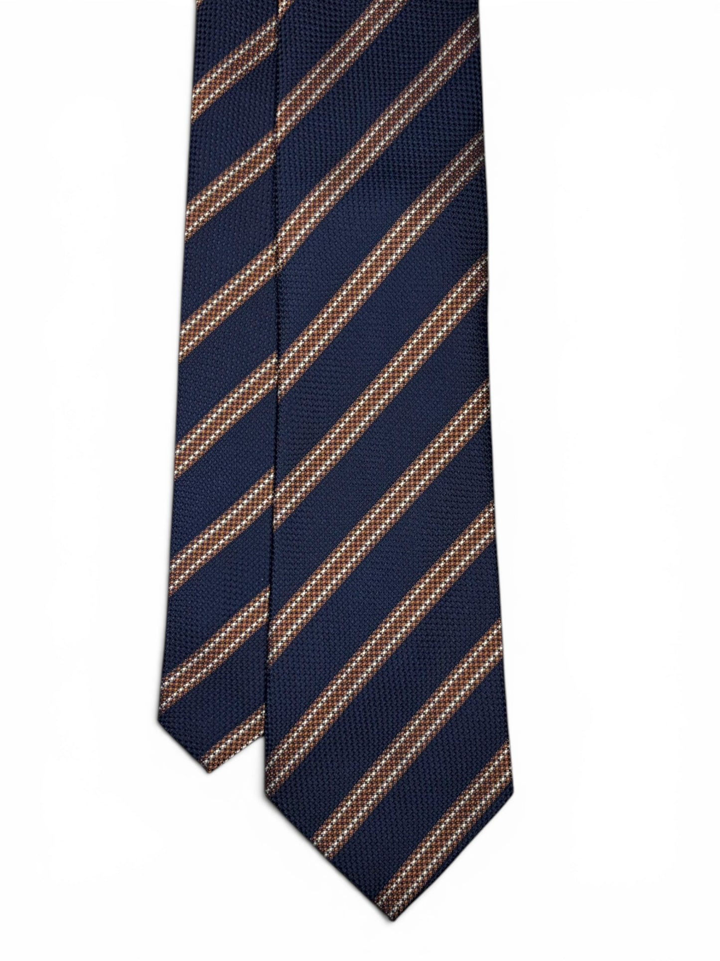 Navy Heritage Stripe Tie