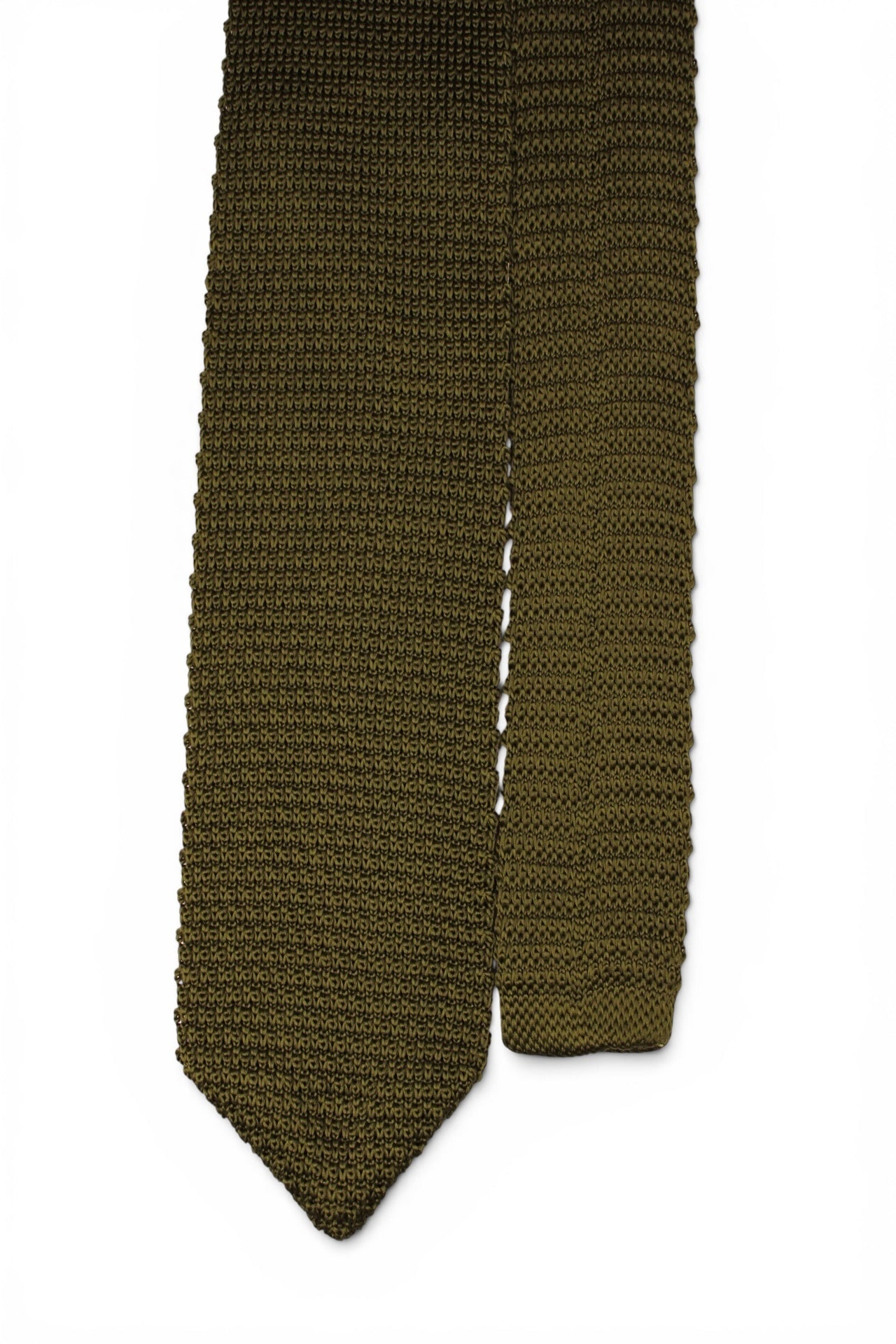 Green Knit Tie