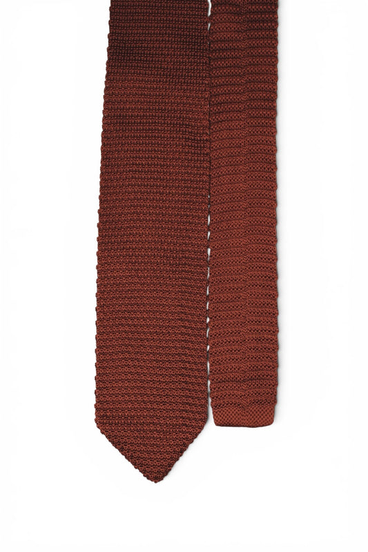 Rust Knit Tie