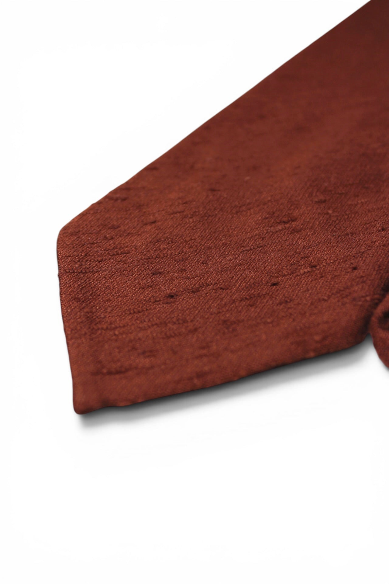 Rust Shantung Tie